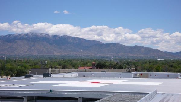 UNM HOSPITAL LANDING PAD